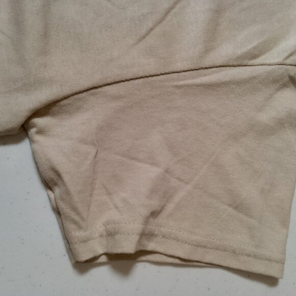 Trust The Universe Shirt Medium Cropped Im An Angel Floral Studded Crop Top Tan - Picture 7 of 15